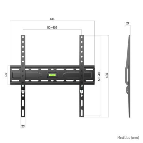 iggual SPTV11-L Soporte TV 21-75 45Kg pared Fijo - Imagen 5 de 5 iggual SPTV11-L Soporte TV 21-75 45Kg pared Fijo - Imagen 5 de 5