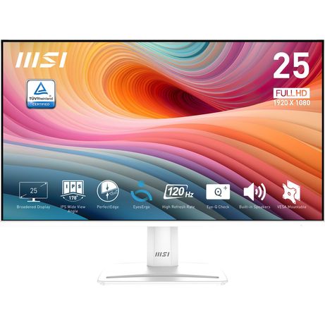 MSI MP251W E2 Monitor 24.5 IPS FHD 16:9 120h VGA - Imagen 3 de 23 MSI MP251W E2 Monitor 24.5 IPS FHD 16:9 120h VGA - Imagen 3 de 23