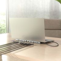 Miniatura 6 de USB-C DOCK AISENS 12 EN 1 USB-C 2XHDMI 4K 1XDP 1XRJ45 3XUSB-A 1XUSB-C