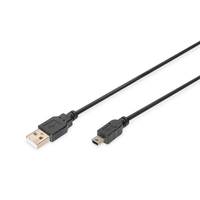 Miniatura 1 de Cable de conexi n USB 2.0   tipo A - mini B (5 pines) M/M  1 8 m  admite USB 2.0  UL  bl
