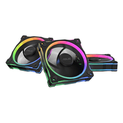 Asus  Prime MR120 Fan ARGB Reverse Black 3in1  Negro
