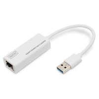 Miniatura 1 de USB 3.0 a adaptador Gigabit Ethernet Conector USB A  10/100/1000 Mbps  USB 3.0 XP  Vista 7 8  Mac OS X  Linux
