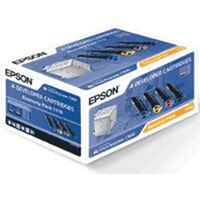 Miniatura 1 de Epson Aculaser C-900 Toner, Pack 4 colores baja capacidad
