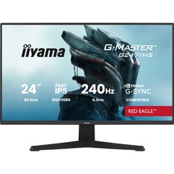 MONITOR IIYAMA 24 PULGADAS RESOLUCION FULL HD (1920X1080), PANEL IPS, 0,8 MS (MPRT), 165 HZ, BRILLO 250, CONTRASTE 1100:1, HDMI, DISPLAYPORT, USB HUB,