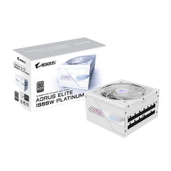 Fuente Alimentación 1000W GIGABYTE AORUS ELITE P1000W ICE Fuente de Alimentación - PCIe 5.0, 80 PLUS Platinum, Diseño completamente modular, Ventilad Fuente Alimentación 1000W GIGABYTE AORUS ELITE P1000W ICE Fuente de Alimentación - PCIe 5.0, 80 PLUS Platinum, Diseño completamente modular, Ventilad
