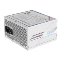 Miniatura 7 de Fuente Alimentación 1000W GIGABYTE  AORUS ELITE P1000W ICE Fuente de Alimentación - PCIe 5.0, 80 PLUS Platinum, Diseño completamente modular, Ventilad