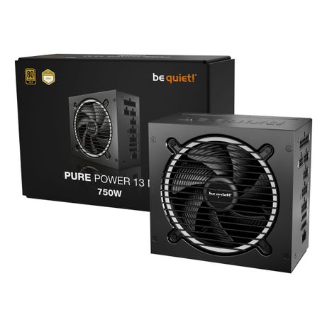 Fuente Alimentación 750W BE QUIET! Pure Power 13 M | 750W 80 PLUS Gold Fully-Modular Negro - Imagen 3 de 7 Fuente Alimentación 750W BE QUIET! Pure Power 13 M | 750W 80 PLUS Gold Fully-Modular Negro - Imagen 3 de 7