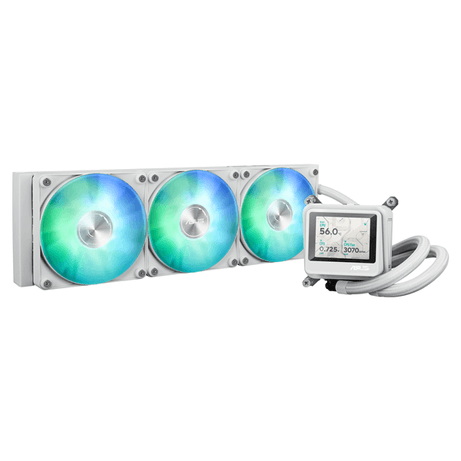 SISTEMA DE REFRIGERACION LIQUIDA ASUS PARA CPU MAX GAMING LC 360 ARGB LCD WHITE (WHITE BOX) - Imagen 1 de 14 SISTEMA DE REFRIGERACION LIQUIDA ASUS PARA CPU MAX GAMING LC 360 ARGB LCD WHITE (WHITE BOX) - Imagen 1 de 14