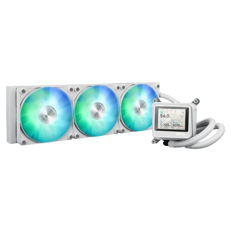 SISTEMA DE REFRIGERACION LIQUIDA ASUS PARA CPU MAX GAMING LC 360 ARGB LCD WHITE (WHITE BOX) - Imagen 2 de 14 SISTEMA DE REFRIGERACION LIQUIDA ASUS PARA CPU MAX GAMING LC 360 ARGB LCD WHITE (WHITE BOX) - Imagen 2 de 14