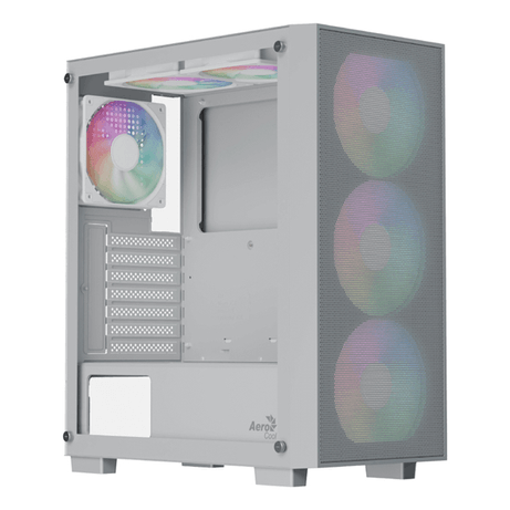 Caja AEROCOOL B509A Flow ARGB RGB Blanco - Imagen 1 de 6 Caja AEROCOOL B509A Flow ARGB RGB Blanco - Imagen 1 de 6