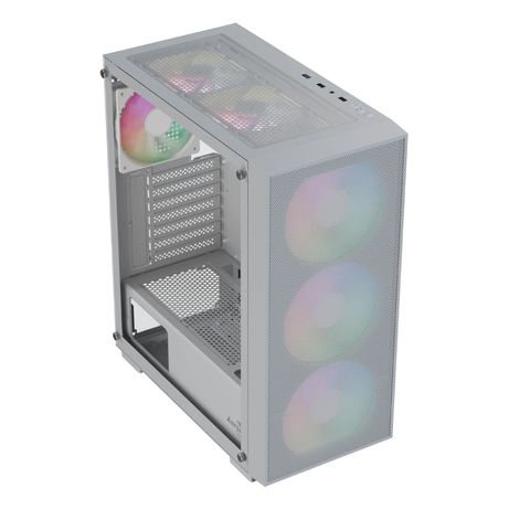 Caja AEROCOOL B509A Flow ARGB RGB Blanco - Imagen 4 de 6 Caja AEROCOOL B509A Flow ARGB RGB Blanco - Imagen 4 de 6