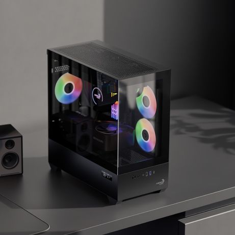 Caja AEROCOOL P300D Digi-G-BK-v1 RGB Negro - Imagen 9 de 9 Caja AEROCOOL P300D Digi-G-BK-v1 RGB Negro - Imagen 9 de 9