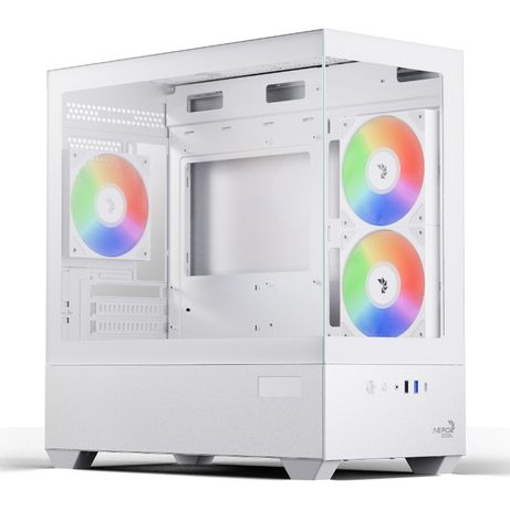 Caja AEROCOOL P300D Digi-G-WT-v1 RGB Blanco - Imagen 2 de 6 Caja AEROCOOL P300D Digi-G-WT-v1 RGB Blanco - Imagen 2 de 6