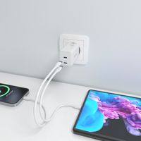 Miniatura 7 de AISENS Cargador GaN 65W  2xUSB C PD3 0 QC4 0  Blanco