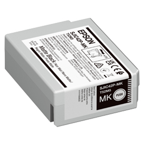 EPSON SJIC42P-MK Cartucho de tinta para CW C4000e mk (Negro Mate) - Imagen 1 de 2 EPSON SJIC42P-MK Cartucho de tinta para CW C4000e mk (Negro Mate) - Imagen 1 de 2