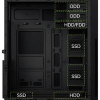 Miniatura 4 de COOLBOX  COOLBOX CAJA ATX A780 USB-C 3.2 GEN1 FTE.500W BASIC500  Negro Incluye Fuente