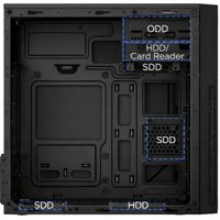 Miniatura 3 de COOLBOX  COOLBOX CAJA MATX M680 USB-C 3.2 GEN1 FTE.BASIC500 500W