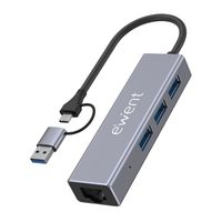 Miniatura 2 de EWENT EW1159 Hub USB 3 PUERTOS 3.1+1 P.GIG USB-C-A
