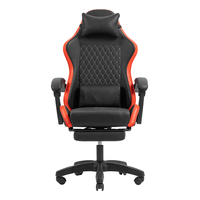 Miniatura 1 de SILLA GAMER MARS GAMING MGCXBBL NEGRA Y ROJA RECLINABLE REPOSABRAZOS AJUSTABLE REPOSAPIES COJINES