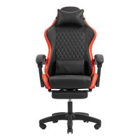 Miniatura 2 de SILLA GAMER MARS GAMING MGCXBBL NEGRA Y ROJA RECLINABLE REPOSABRAZOS AJUSTABLE REPOSAPIES COJINES