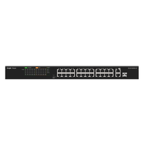 Miniatura 1 de SWITCH RUIJIE UNMANAGED 24 RJ45 POE 1 SFP COMBO