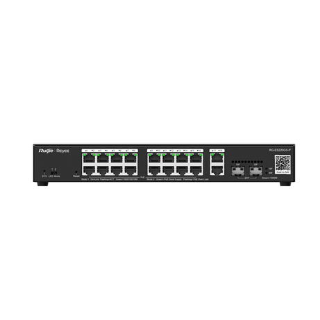 SWITCH RUIJIE RG-ES220GS-P 20 PUERTOS GIGABIT POE 16 POE2 2RJ45 - Imagen 1 de 6 SWITCH RUIJIE RG-ES220GS-P 20 PUERTOS GIGABIT POE 16 POE2 2RJ45 - Imagen 1 de 6