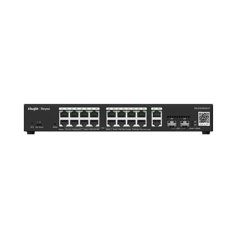SWITCH RUIJIE RG-ES220GS-P 20 PUERTOS GIGABIT POE 16 POE2 2RJ45 - Imagen 2 de 6 SWITCH RUIJIE RG-ES220GS-P 20 PUERTOS GIGABIT POE 16 POE2 2RJ45 - Imagen 2 de 6