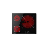 Miniatura 3 de VITROCERAMICA INDEPENDIENTE RADIANTES TEKA TBC 63632 TTC BK 3 ZONAS COCCION ANCHO 60 CM