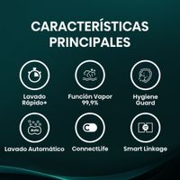 Miniatura 7 de LAVADORA CARGA FRONTAL HISENSE WF3S1043BW1 10 KG 1400 RPM A BLANCO