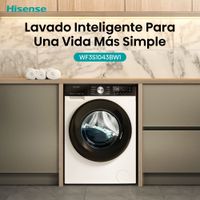 Miniatura 22 de LAVADORA CARGA FRONTAL HISENSE WF3S1043BW1 10 KG 1400 RPM A BLANCO