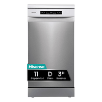 Miniatura 1 de LAVAVAJILLAS 45 CM HISENSE HS543D10X D 11 CUBIERTOS INOX
