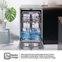 Miniatura 6 de LAVAVAJILLAS 45 CM HISENSE HS543D10X D 11 CUBIERTOS INOX