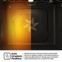Miniatura 4 de HORNO HISENSE O643PX PIROLITICO MULTIFUNCION INOX