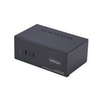 Miniatura 1 de 2-Port Dual-Monitor DP+HDMI KVM Switch