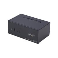 Miniatura 2 de 2-Port Dual-Monitor DP+HDMI KVM Switch