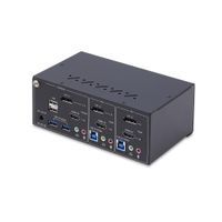 Miniatura 3 de 2-Port Dual-Monitor DP+HDMI KVM Switch