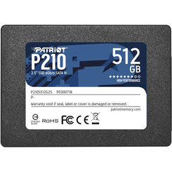 Patriot P210 SSD 512GB SATA 3 INTERNAL 2.5"