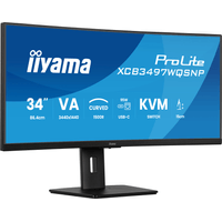 Miniatura 1 de IIYAMA XCB3497WQSNP-B1  ProLite 34" LED VA UltraWide Quad HD HDMI Altavoces