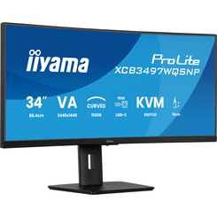 IIYAMA XCB3497WQSNP-B1  ProLite 34" LED VA UltraWide Quad HD HDMI Altavoces