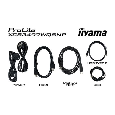 IIYAMA XCB3497WQSNP-B1 ProLite 34" LED VA UltraWide Quad HD HDMI Altavoces - Imagen 8 de 15 IIYAMA XCB3497WQSNP-B1 ProLite 34" LED VA UltraWide Quad HD HDMI Altavoces - Imagen 8 de 15