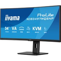 Miniatura 10 de IIYAMA XCB3497WQSNP-B1  ProLite 34" LED VA UltraWide Quad HD HDMI Altavoces