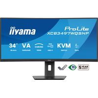 Miniatura 11 de IIYAMA XCB3497WQSNP-B1  ProLite 34" LED VA UltraWide Quad HD HDMI Altavoces