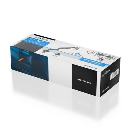 AISENS Soporte De Mesa RGB Gaming Contrapeso Giratorio E Inclinable Para Monitor TV 9kg 3 Pivotes 1 Brazo De 17 32 Negro Blanco - Imagen 7 de 7 AISENS Soporte De Mesa RGB Gaming Contrapeso Giratorio E Inclinable Para Monitor TV 9kg 3 Pivotes 1 Brazo De 17 32 Negro Blanco - Imagen 7 de 7