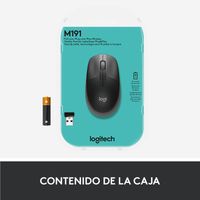 Miniatura 14 de RATON LOGITECH INALAMBRICO M190 GRIS