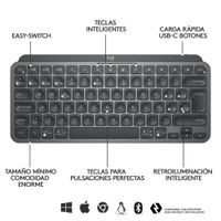 Miniatura 13 de MXKEYS MINI WRLS ILLUMINATED KB GRAPHITE - ESP - MEDIT ER