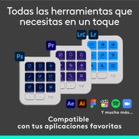 Miniatura 5 de Logitech MX Creative Console-PALE GREY-E
