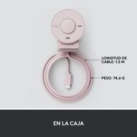 Miniatura 15 de Logitech Brio 300 FullHD webcam ROSE