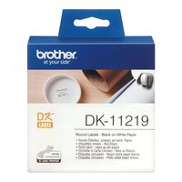 Miniatura 3 de BROTHER Etiquetas circulares 12mm, 1200 unidades de papel