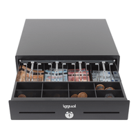 Miniatura 1 de iggual Cajón Portamonedas IRON-XS 33cm 4+8 negro