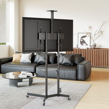 SOPORTE DE SUELO CON RUEDAS EQUIP 650636 PARA PANTALLA DE 37" - 70" MAX VESA 600x400 70KG ESTANTE - Imagen 5 de 6 SOPORTE DE SUELO CON RUEDAS EQUIP 650636 PARA PANTALLA DE 37" - 70" MAX VESA 600x400 70KG ESTANTE - Imagen 5 de 6